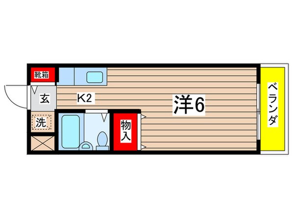 エステートピア稲城の物件間取画像